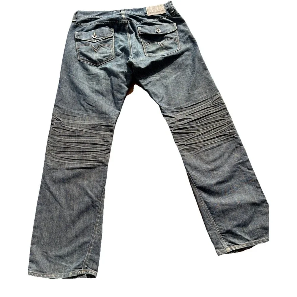 Levi’s 514 Jeans Mens 36x32 Dark Wash Slim Straight Denim Pants Classic Fit